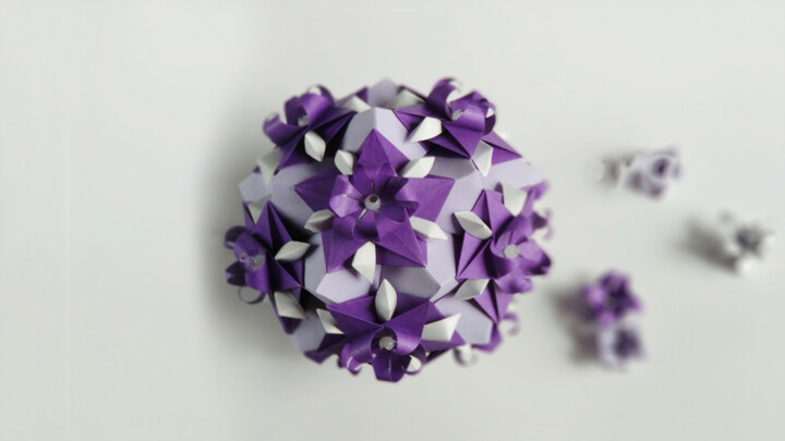Handcraft | Hoya Kusadama Ball-flowers Made By Paper