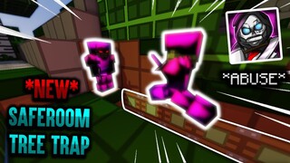 *NEW* SAFEROOM TREE TRAP + IMAKEMCVIDS BANNED ? | Minecraft HCF