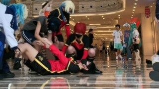 Blue lock team building at the comic convention?