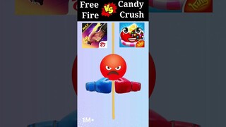 Free fire vs Candy Crush #shorts #youtubeshorts