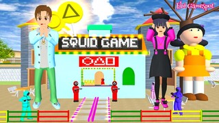 Mio Kejebak Tantangan Squid Game Yuta Ketakutan | Sakura School Simulator @Ebi Gamespot