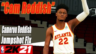 Cameron Reddish Jumpshot Fix NBA2K21 with Side-by-Side Comparison