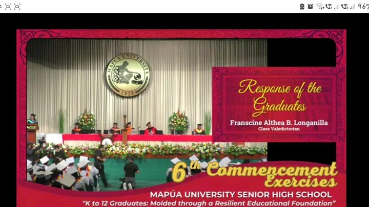 franscine althea valedictory speech
