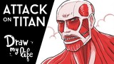 La HISTORIA de ATTACK ON TITAN (Shingeki no Kyojin) | Draw My Life en Español