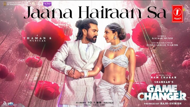 Jaana Hairaan Sa (Hindi)| Game Changer | RamCharan Kiara Advani | Shreya Ghoshal-I Thaman S Shankar