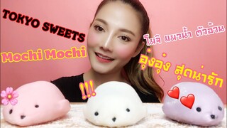 ASMR MUKBANG เสียงกิน|TOKYO SWEETS SEA LION MOCHI โมจิแมวน้ำ อุ๋งอุ๋ง|•EATING SOUND•SAW ASMR ซอว์