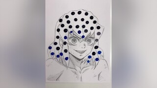 Inosuke 💙 fyp foryou foryoupage anime demonslayer inosuke animeart watercolor satisfying