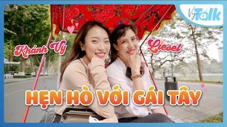 Khánh Vy hẹn hò Liesel trước khi sang Mỹ: cùng là MC VTV7, tình iu, học tiếng Anh,... | VyTalk Ep.12