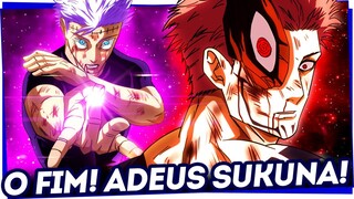 ACABOU! SATORU GOJO DESTRÓI SUKUNA COM UM VAZIO ROXO INFINITO - JUJUTSU KAISEN 262