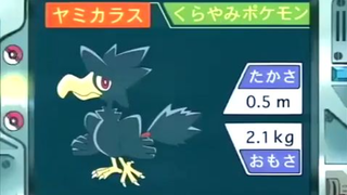 オーキド博士のポケモン講座(ヤミカラス)