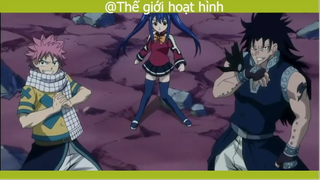 Fairy Tail - Amv - Natsu Wendy and Gajeel vs Faust- 3 đánh 1 #anime #schooltime