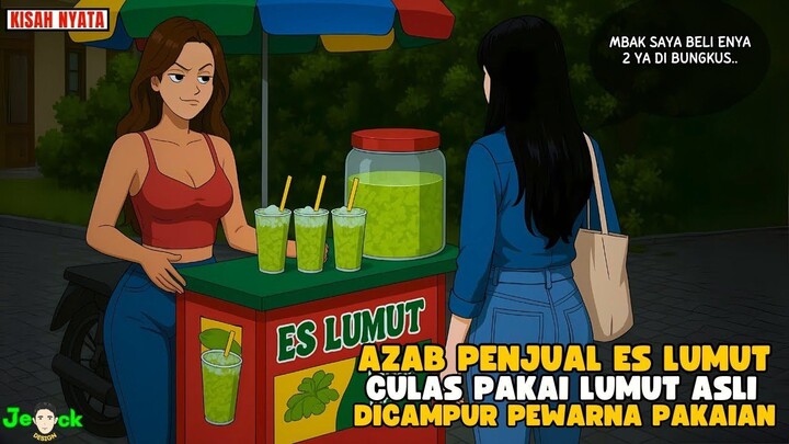 AZAB PENJUAL ES LUMUT CULAS PAKAI LUMUT ASLI DICAMPUR PEWARNA PAKAIAN DAN PE