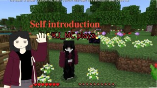 Self introduction Minecraft 1st content