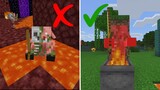 12 Điều Vô Lý Trong Minecraft Khiến Bạn Phải Suy Nghĩ - Sức Mạnh Của Vạc Đựng Lava