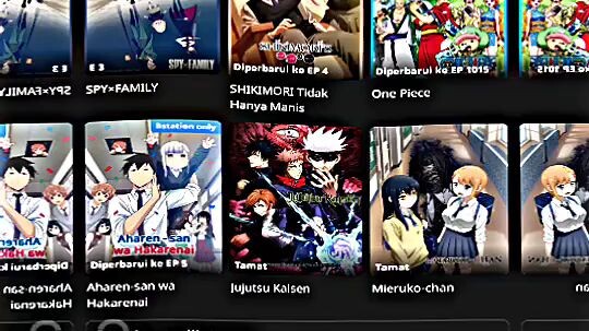 Anime gw semua nih😅
