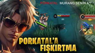 PORKATAL'A KIŞKIRTMA GUSİON OYNARKEN HİLDA KIŞKIRTMA!! Mobile Legends