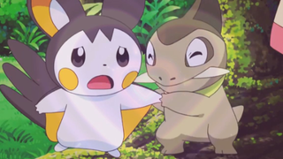 Tình bạn giữa các pokemon Axew x Emolga