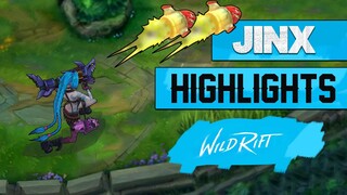 WILD RIFT - JINX GAMEPLAY HIGHLIGHTS