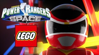 【LEGO】美版电磁战队 Power rangers Space 全员变身