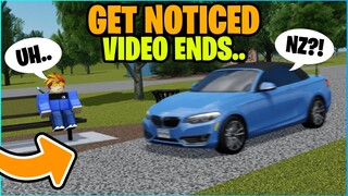 IF I GET NOTICED THE VIDEO ENDS - Roblox Greenville