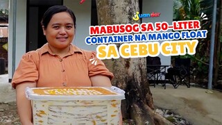 Mabusog sa 50-liter container na mango float sa Cebu! | I Juander