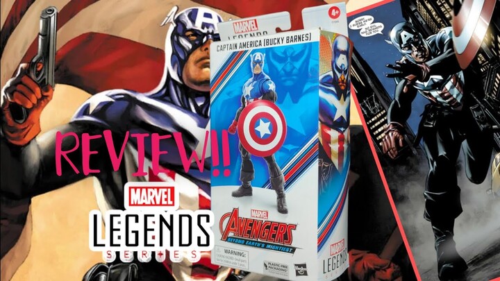 The Winter Soldier become Captain America!! REVIEW marvel legends Captain America (Bucky Barnes)