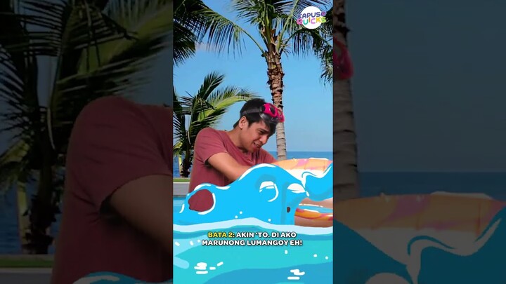 Mga bata sa pool tuwing summer outing #KapusoQuicks