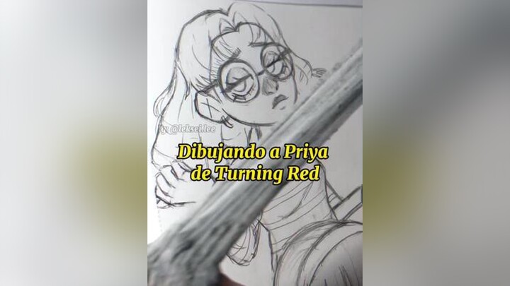 Sigan mi instagram ^^ fypシ fyp parati dibujo drawing arte art turningred turningred2022 priya turni