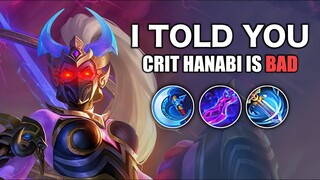 CRITICAL HANABI IS NOT BAD BUT DONT TRY IT