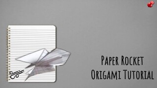 Paper Rocket Origami Tutorial 🚀