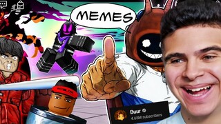 BUUR ROBLOX Strongest Battlegrounds Funny Moments 2 (MEMES) REACTION