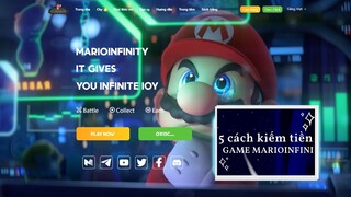 Cách kiếm tiền với  Game MARIOINFINITY bằng khai thác token