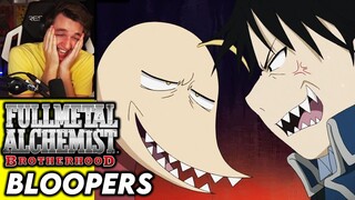 I CRIED LAUGHING 😭 FMAB BLOOPERS REACTION!!