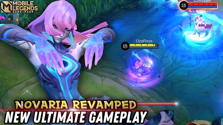 New Hero Novaria Revamped Gameplay - Mobile Legends Bang Bang