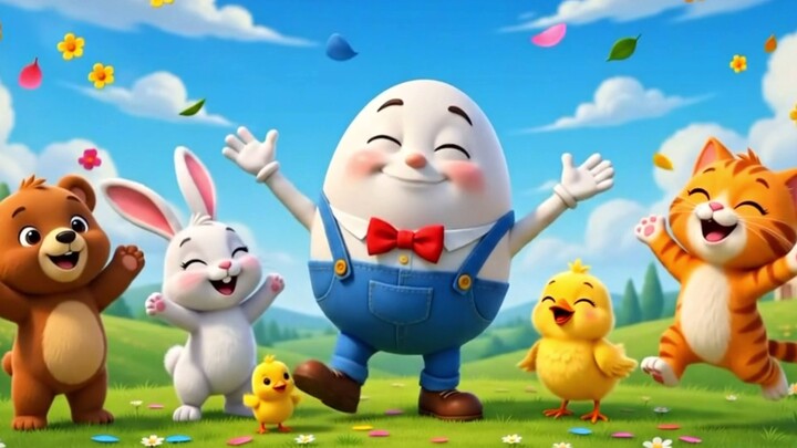 Humpty Dumpty Happy Bounce Song | Nursery Rhyme for Kids | Sing & Dance Along | हम्प्टी डम्प्टी