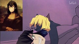 [Destroyed Childhood] Open Demon Slayer in the way of cats and mice, laughing to death