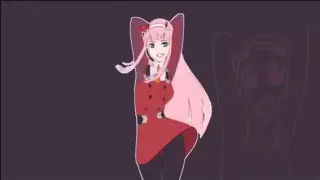 come in it's zero two! dancing! (◕ᴗ◕✿)