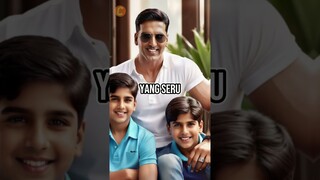Rahasia Tersembunyi Akshay Kumar! Tubuhnya Tercap 'Selamanya' dengan Nama Anak #shorts #foryou