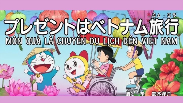 Doraemon Món Quà Sinh Nhật Là Chuyến Du Lịch Đến Việt Nam Tập 916 Vsub