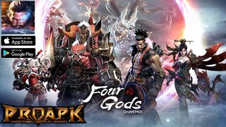 Four Gods on WEMIX Gameplay Android / iOS (Open World MMORPG) (Play to Earn/NFT)