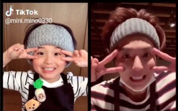 迷你MINO麦糯 WINNER回归正规三辑先行曲 Hold手指舞挑战，太可爱了！萌翻啦！