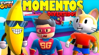 LOS MOMENTOS MAS DIVERTIDOS de STUMBLE GUYS 0.40 con LAS NUEVAS SKINS 🐸 SIMBA JUEGA