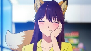 Once a woman relaxes, her fox tail will be exposed, and the embarrassing thing is that the tail will