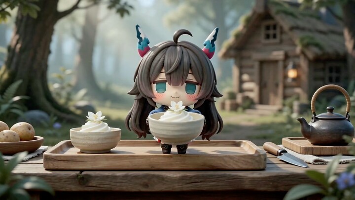 Hey, try the jasmine fresh milk ice cream I made!