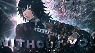 Without You Collab with @Anime-Moments. | Demon Slayer Edit [AMV/EDIT]