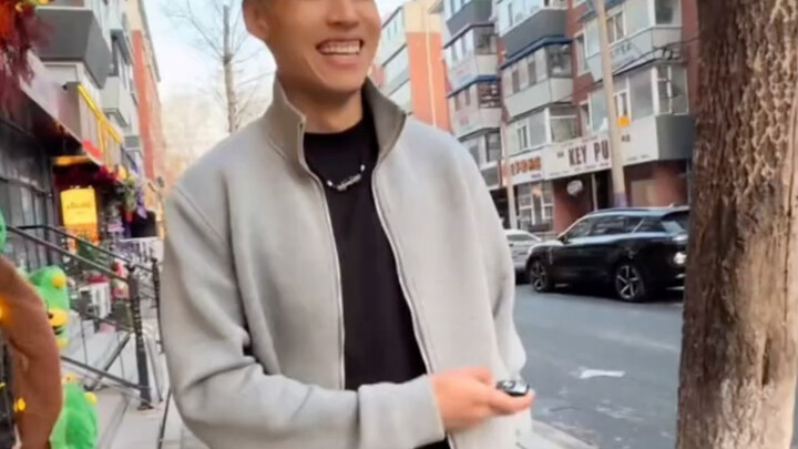 Girl: "Can I use the car's cigarette lighter?" "Funny"