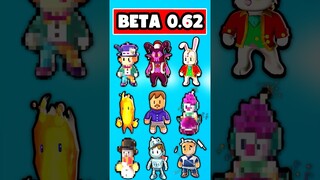 NUEVAS SKINS 😱🔥!! ⭐️BETA 0.62⭐️ - Stumble Guys #stumbleguys