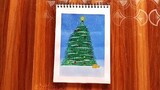 [Painting] I painted Christmas tree with acrylic paints