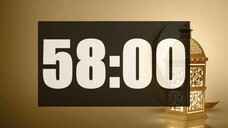 58 Minute Timer | Loud Alarm | Time call