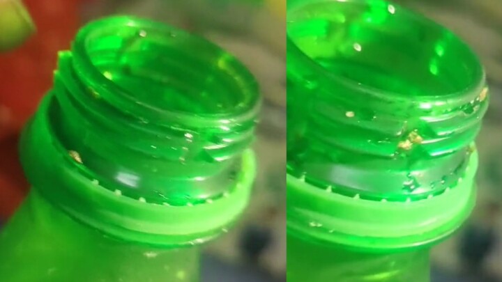 A man in Zhanjiang claimed to have found a bug in the mouth of a Sprite bottle and opened two bottle